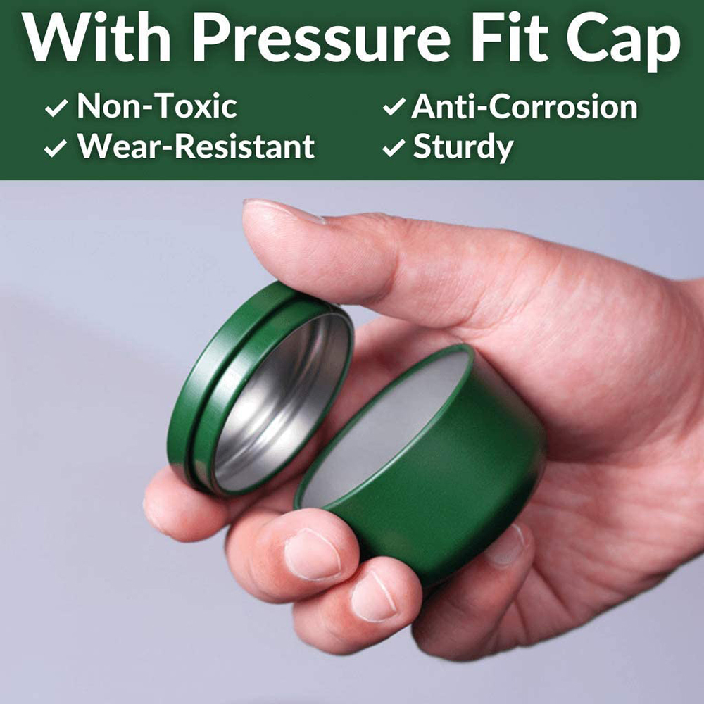 Tea Can with Airtight Lids Tin - đánh giá và giá Mini Iron Travel