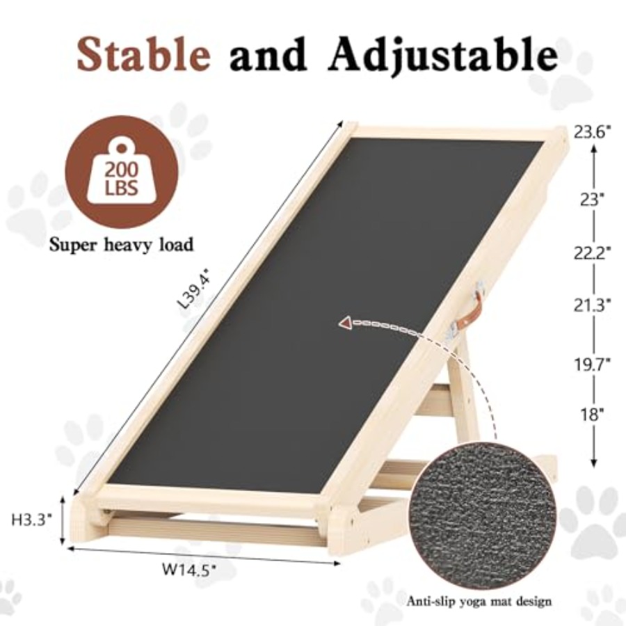 Dog Ramp for Couch, Bed, Car,  - đánh giá và giá Travel Yoga Accessories