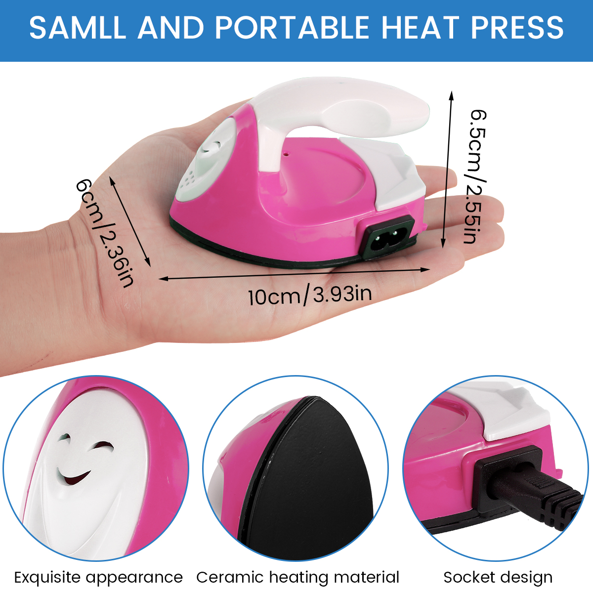 Mini Craft Iron Electric Iron  - đánh giá và giá Mini Iron Travel