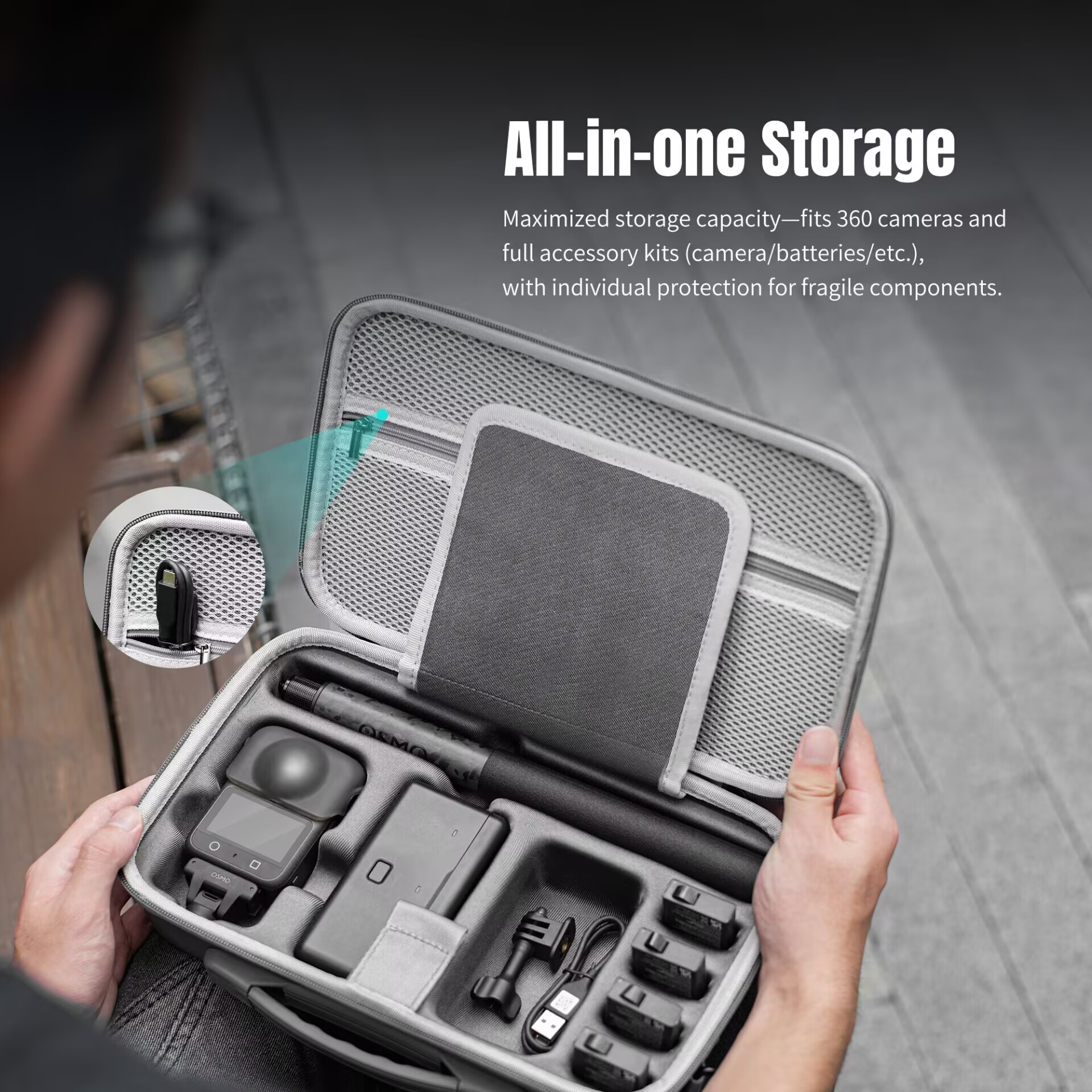 STARTRC Storage Bag for DJI OS - đánh giá và giá Travel Accessories And Bags