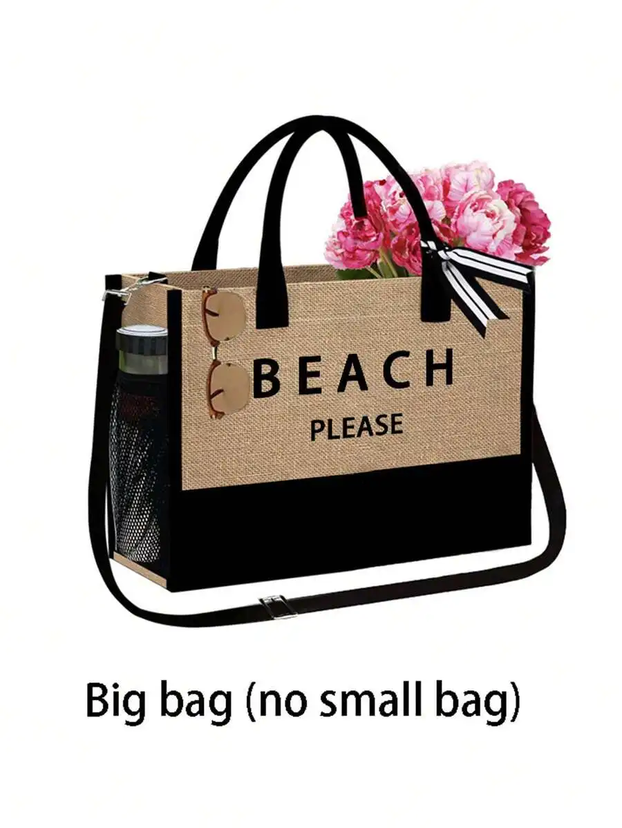 Beach Tote Bag Set With Cosmet - đánh giá và giá Travel Accessories Pouch For Women